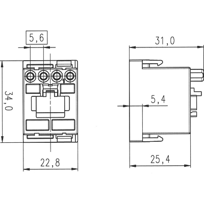EPIC® MC modulinsats: RJ45