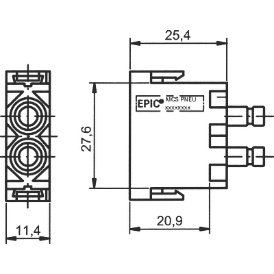 EPIC® MC Module Pneumatic 2pole