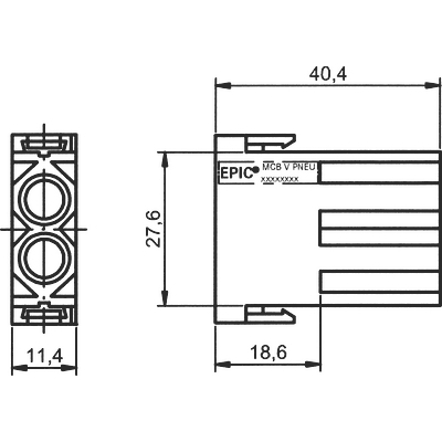 EPIC® MC Module Pneumatic 2pole