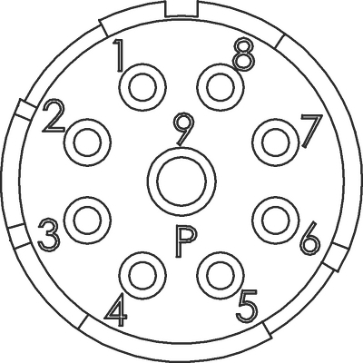 Insertos de 8+1 polos EPIC® SIGNAL M23