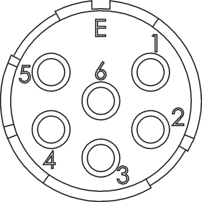 Inserti EPIC® SIGNAL M23 6 poli
