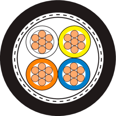 ETHERLINE® Y CAT.5e BK