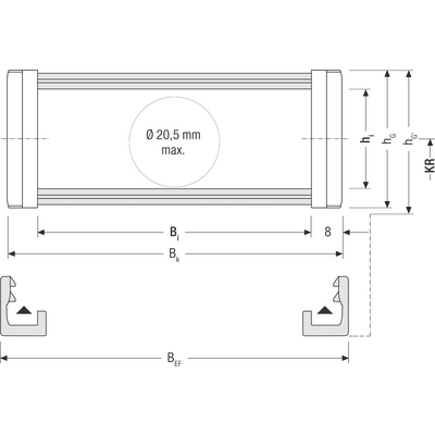 UNIFLEX advanced 1455 innerhöjd 26 mm