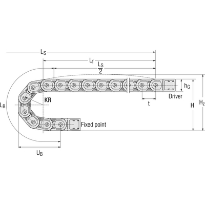 UNIFLEX advanced 1665 innerhöjd 44 mm