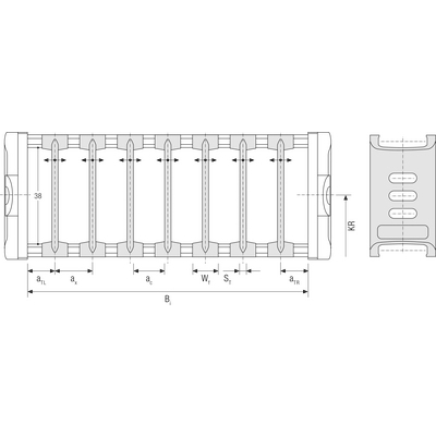 Avdelare UNIFLEX advanced 1555