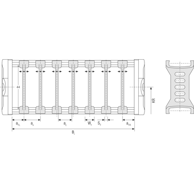 Avdelare UNIFLEX advanced 1665